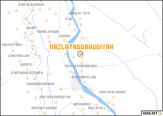 map of Nazlat ad Dāwūdīyah