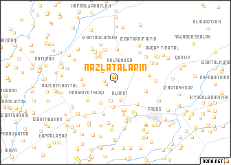 map of Nazlat al ‘Ārīn