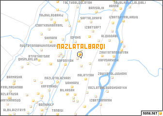 map of Nazlat al Barqī