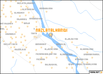 map of Nazlat al Ḩarīdī