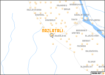map of Nazlat ‘Alī