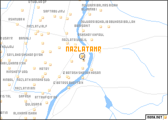 map of Nazlat ‘Amr