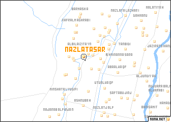 map of Nazlat ‘Aşar