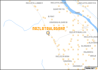 map of Nazlat Awlād ‘Amr
