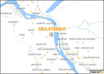 map of Nazlat Bāqūr