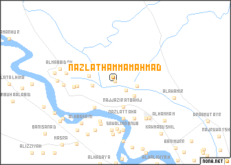 map of Nazlat Ḩammām Aḩmad