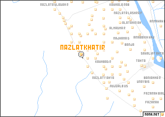 map of Nazlat Khāţir