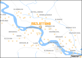 map of Nazlat Ţāhāʼ