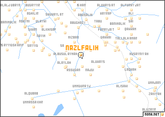 map of Nazl Fāliḩ