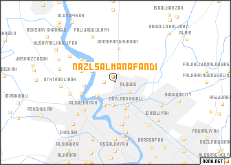 map of Nazl Salmān Afandī
