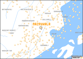 map of Nazruwāla