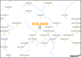 map of Ncalukeni