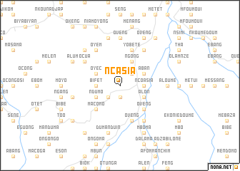 map of Ncasia