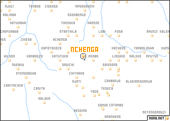 map of Nchenga