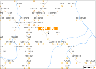 map of Ncolamvam