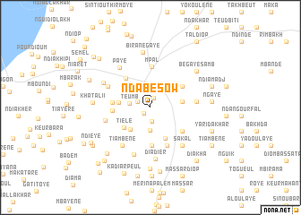 map of Ndabe Sow