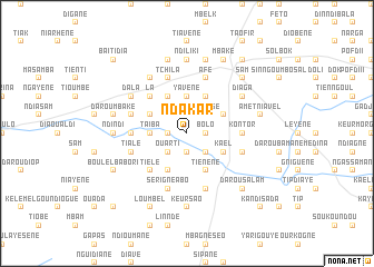 map of Ndakar