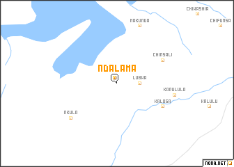 map of Ndalama