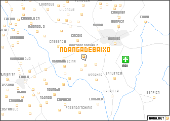 map of Ndanga de Baixo