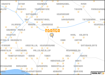 map of Ndanga