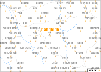 map of Ndanging