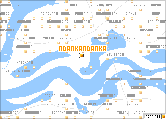 map of Ndanka Ndanka