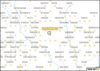 map of Ndaroini