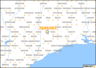 map of Ndasimen