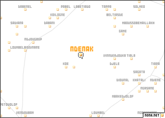 map of Ndénak