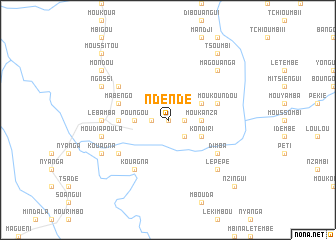 map of Ndendé