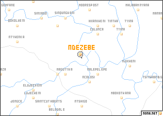 map of Ndezebe