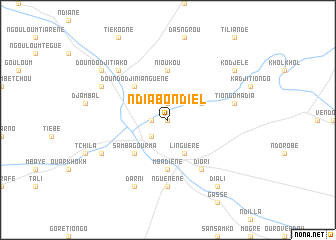 map of Ndia Bondiel