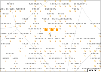 map of Ndiaène