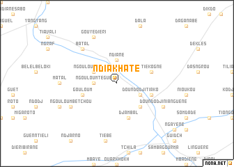 map of Ndiakhaté