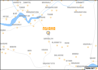 map of Ndiama