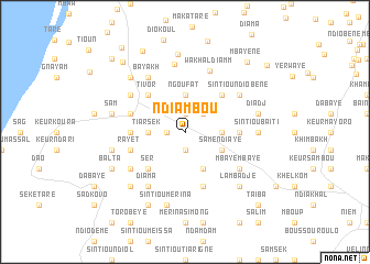 map of Ndiambou