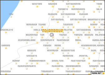 map of Ndianaour