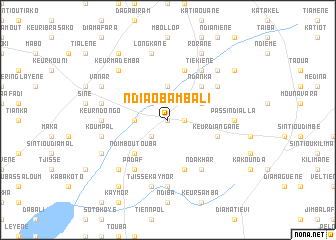 map of Ndiao Bambali