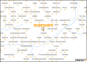 map of Ndiari Diofé