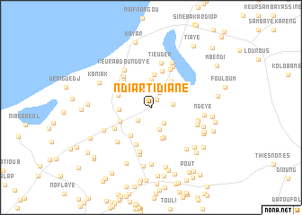 map of Ndiar Tidiane