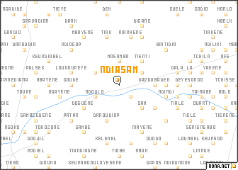 map of Ndia Sam