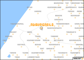 map of Ndiavrigne Ilo