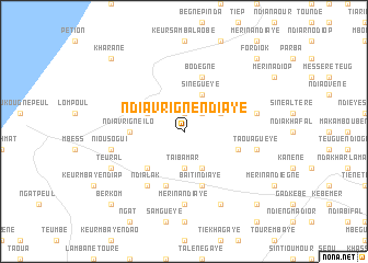 map of Ndiavrigne Ndiaye