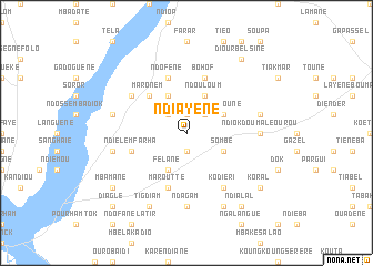 map of Ndiayène