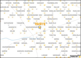 map of Ndiaye