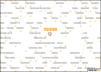 map of Ndiéba