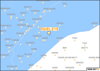 map of Ndièlèye