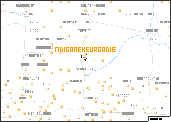map of Ndigane Keur Gadié