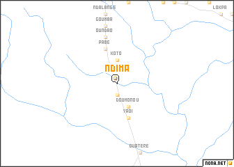 map of Ndima