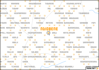 map of Ndiobène